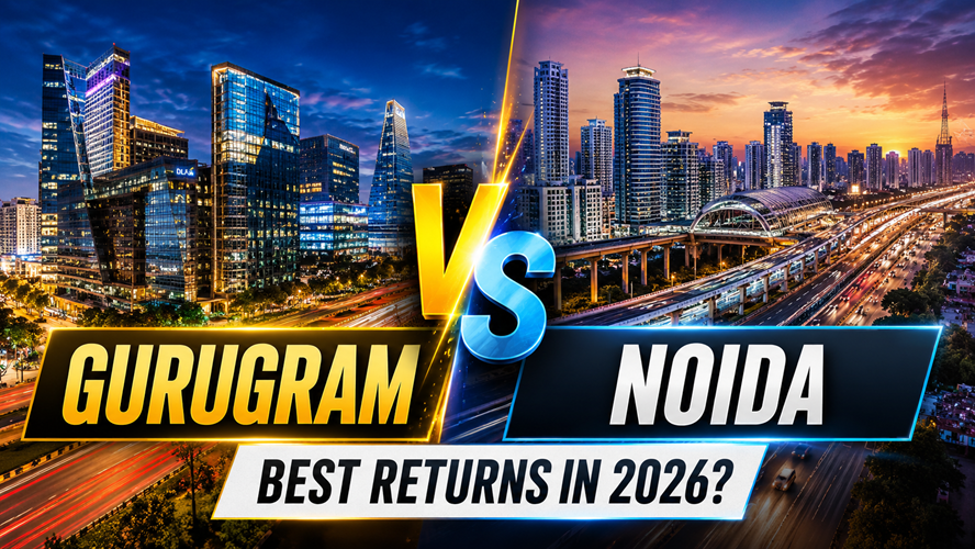 Noida vs Gurugram Which NCR City Offers Better Long-Term Returns in 2026